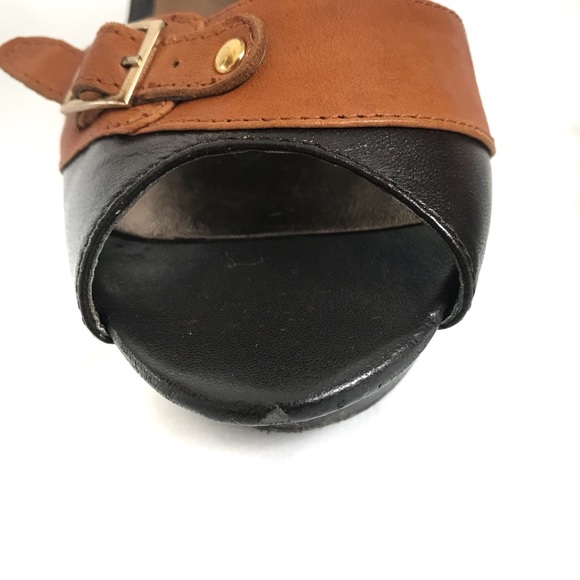 N.Y.L.A. Chocolate Brown Criss Cross Booties - Picture 7 of 7